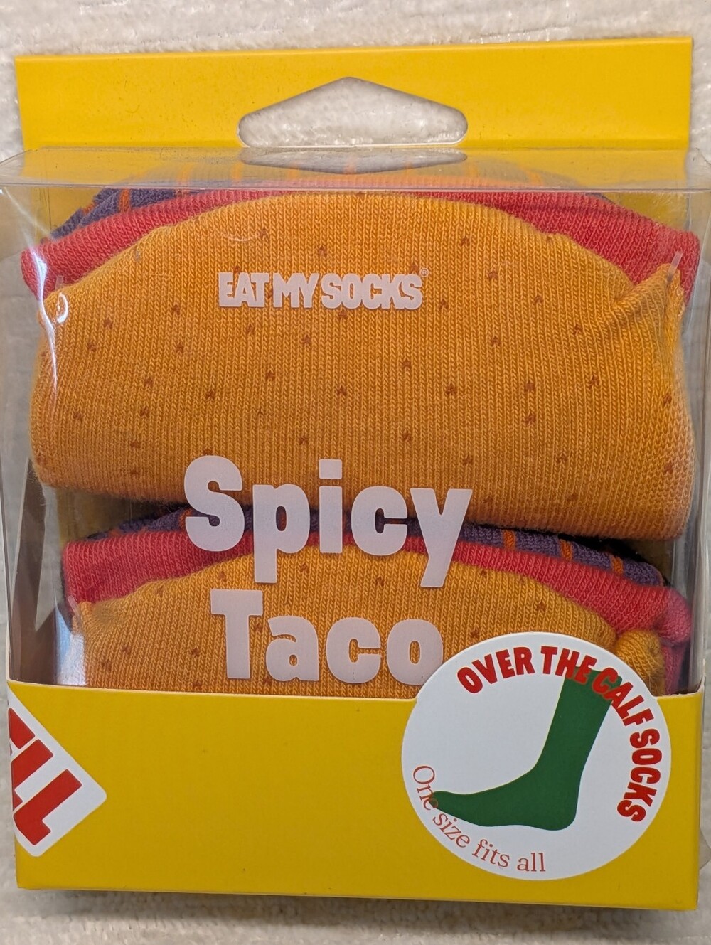 Spicy Taco Over-the-Calf Socks - Unisex One Size